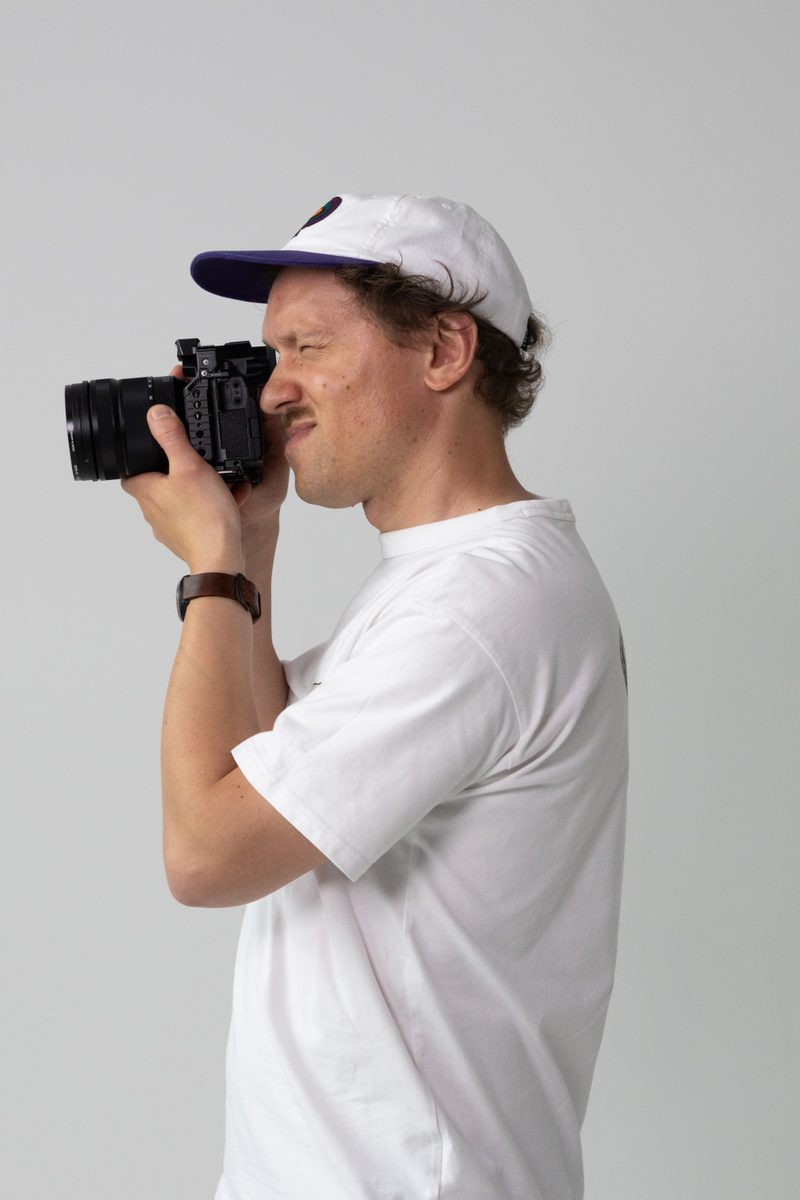 Mateusz Wolski na planie