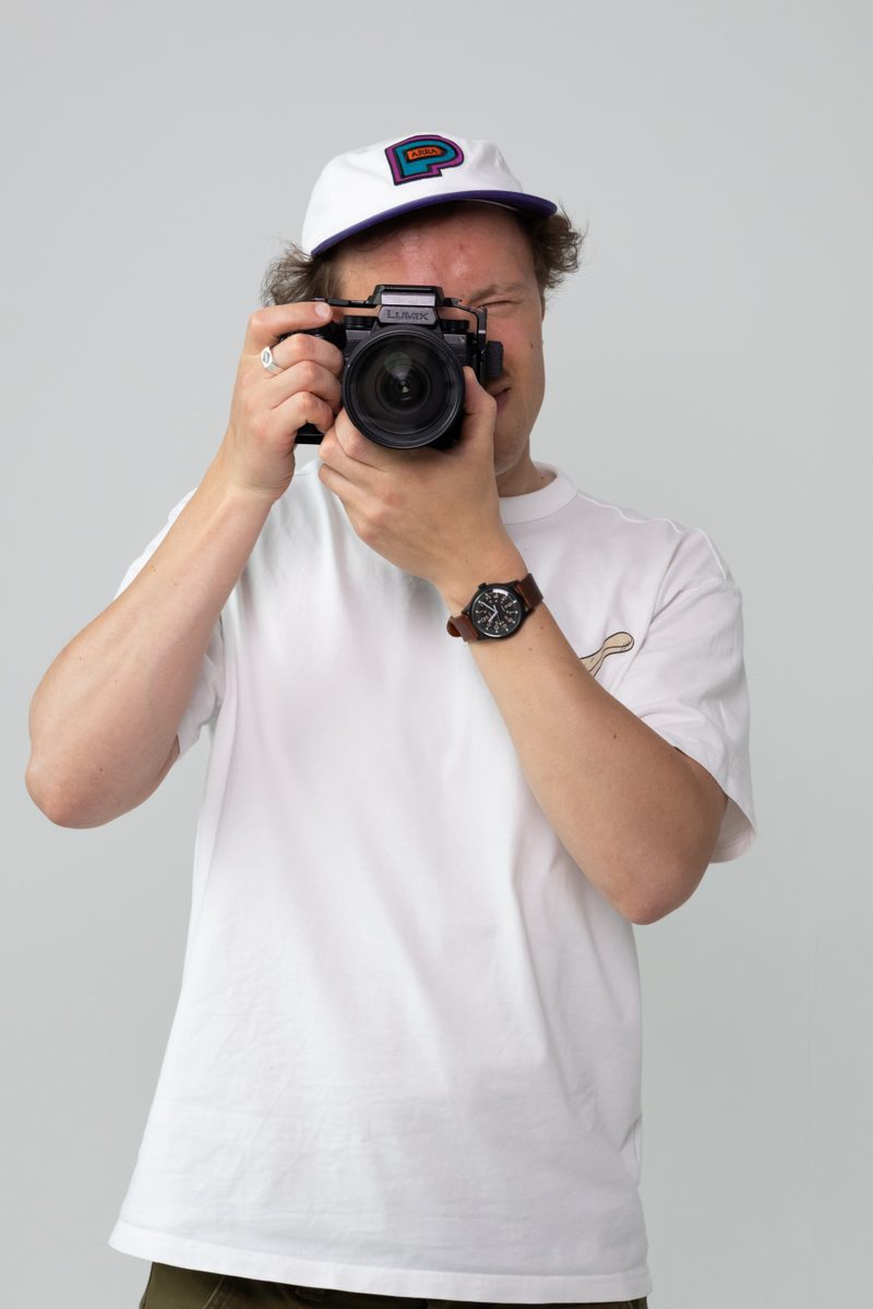 Mateusz Wolski na planie